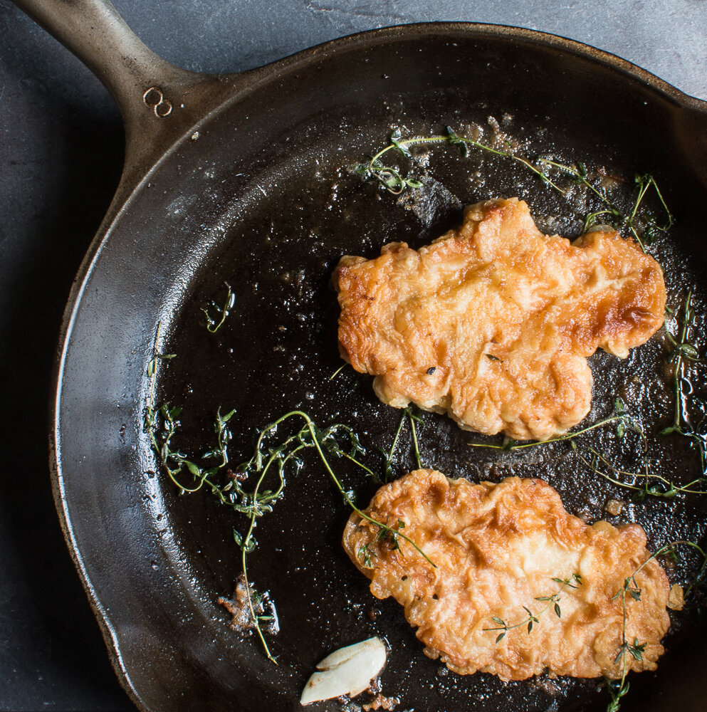 2.Laetiporus pan-fried Chicken of the Forest - get recipe here