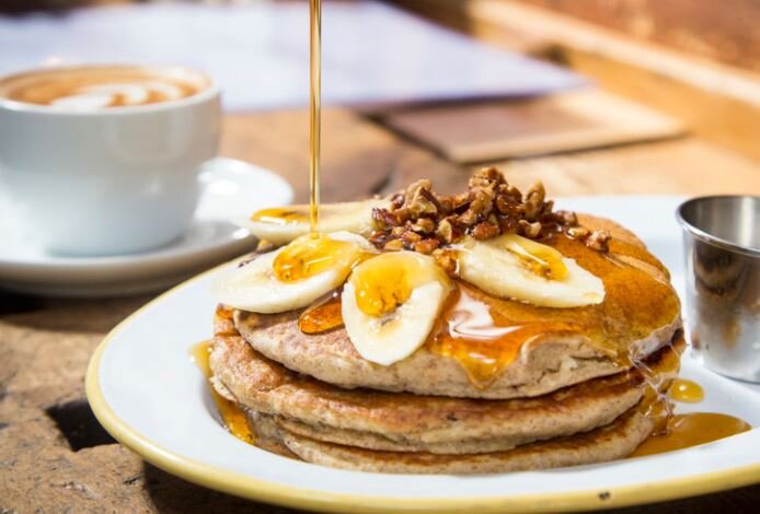 Pancakes at The Butcher’s Daughter in LA