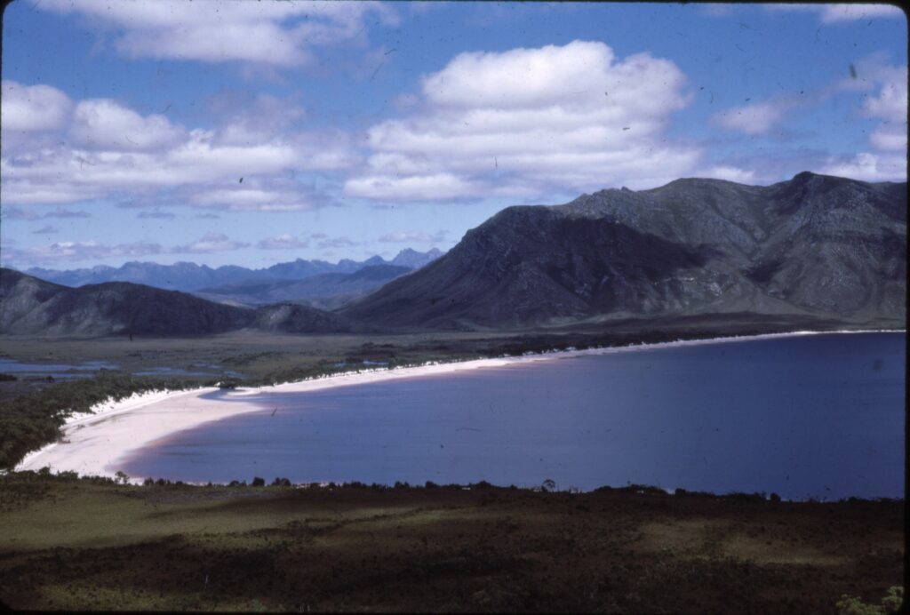 A photo of Lake Pedder before it became a reservoir.